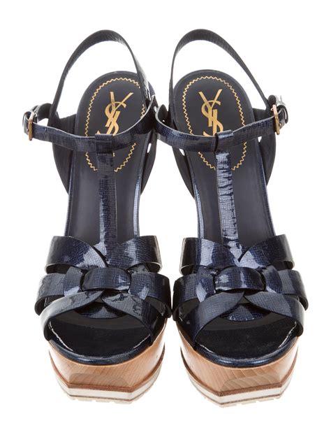 yves saint laurent sandales tribute|ysl tribute platform sandals.